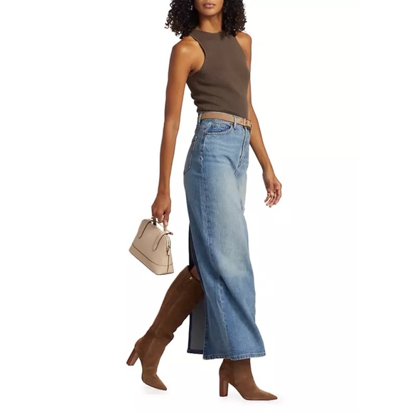 REFORMATION DARIA HIGH RISE DENIM SKIRT $188 IN STORES 💟 - Picture 2 of 7